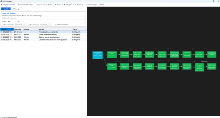MOV_Manager Hauptfenster (Screenshot)